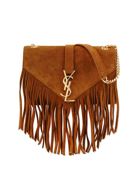 neiman marcus ysl fringe bag|YSL shoulder bag collection.